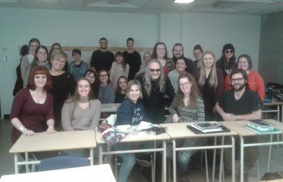 Breen Leboeuf rencontre les étudiants du cours Chanson québécoise