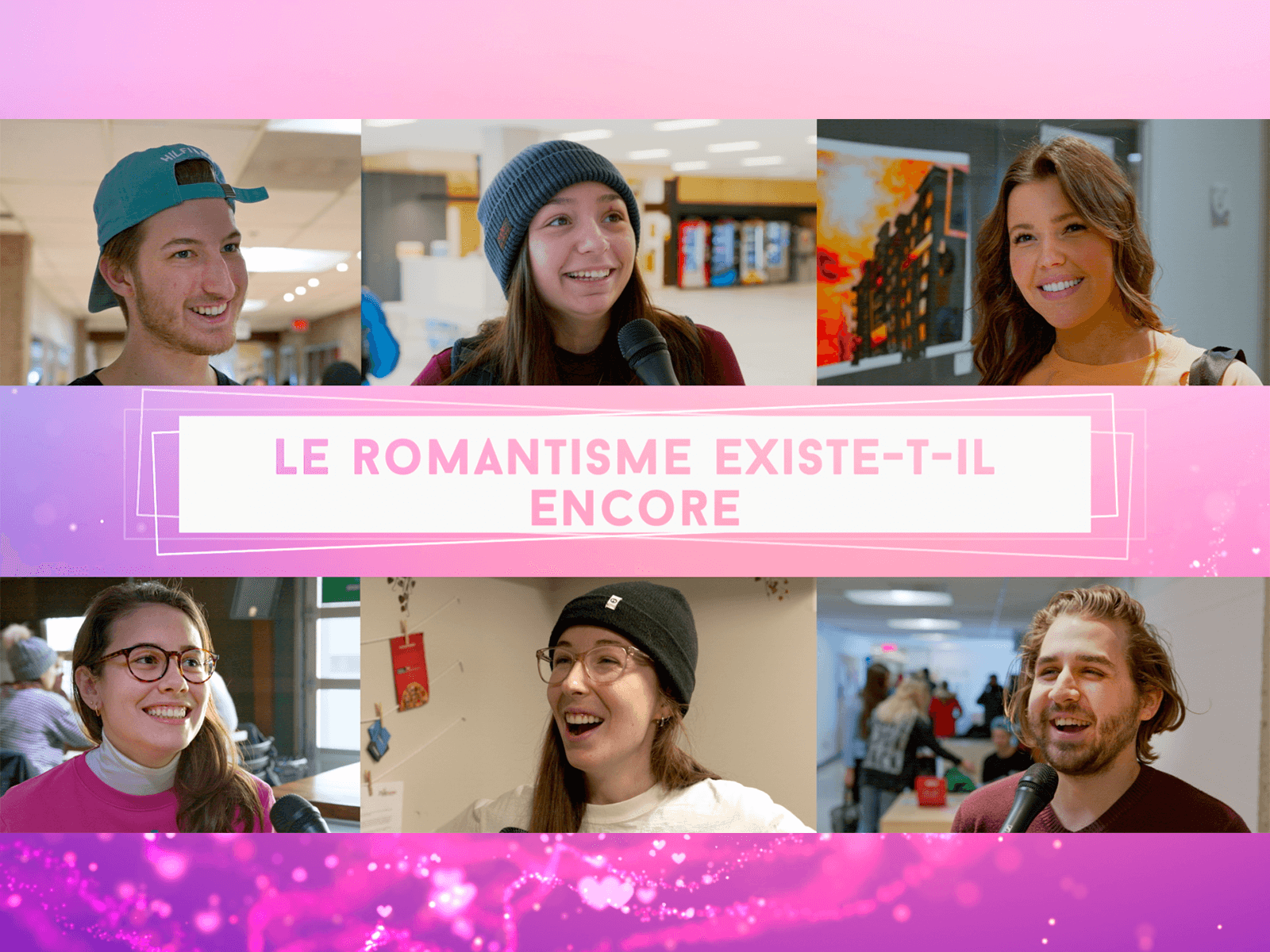 En vidéo: nos étudiants sont-ils romantiques?