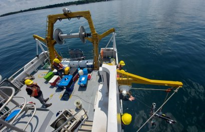Mission du navire de recherche Lampsilis: des scientifiques recueillent de nouvelles données sur le fleuve Saint-Laurent