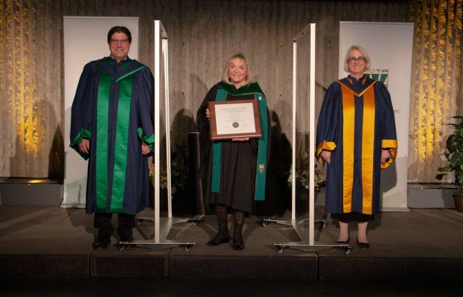L’UQTR remet un doctorat honorifique à Maryse Lassonde