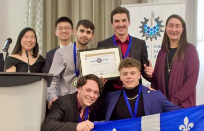 Trois podiums pour l’UQTR à la Compétition canadienne d’ingénierie