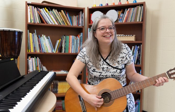 Andrée Lessard place la musique au service de l’enseignement