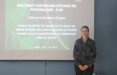 Influence du climat de travail sur le retour au travail durable des policiers après un trouble mental courant partiellement ou totalement relié au travail