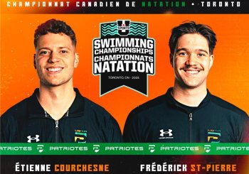 Deux Patriotes en route pour le Championnat canadien universitaire de natation à Toronto