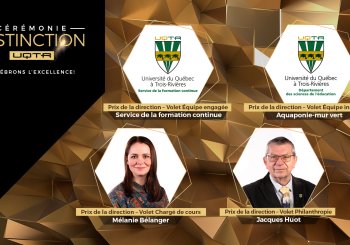 Cérémonie Distinction UQTR : la parole aux lauréates et lauréats