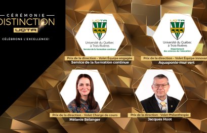 Cérémonie Distinction UQTR : la parole aux lauréates et lauréats