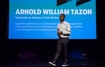 Ma thèse en 180 secondes : 2e place pour Arnold William Tazon