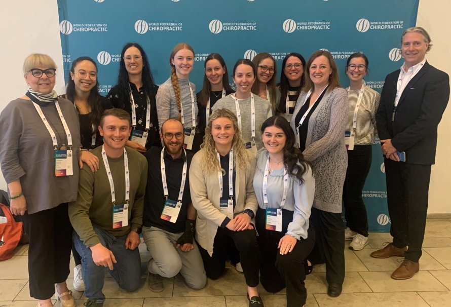 L’UQTR rayonne au congrès de la Fédération mondiale de chiropratique à Copenhague
