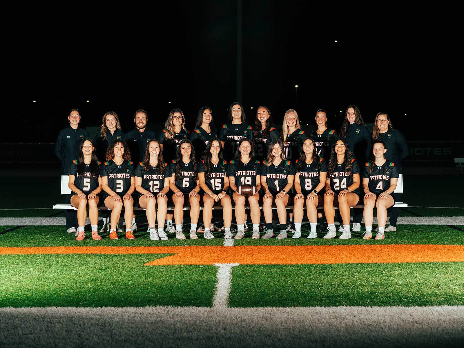 Une première saison sous les couleurs des Patriotes pour l&rsquo;équipe de flag football féminin