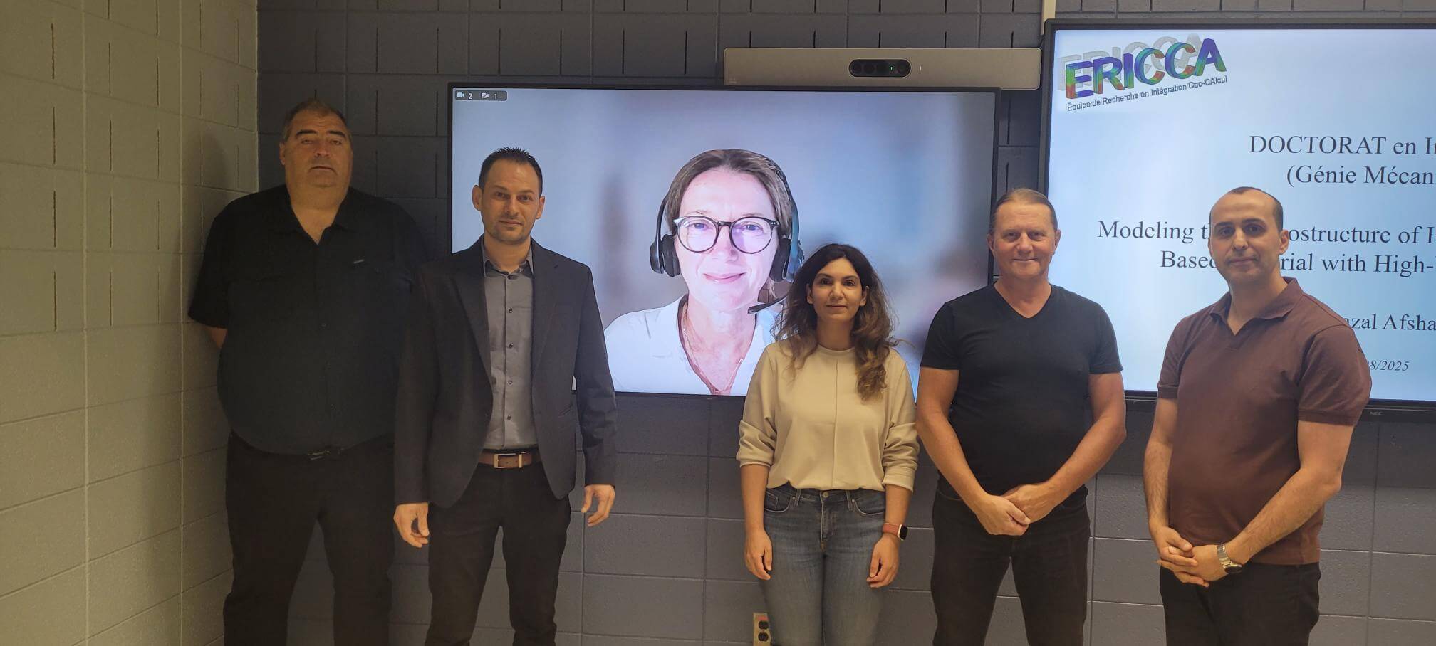 Modelling the Microstructure of a Heterogeneous Particle-Based Material With High-Volume Fraction