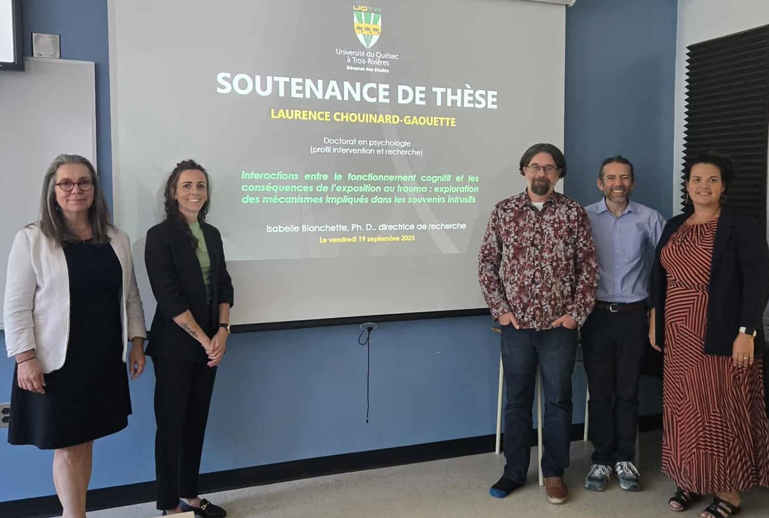 Interactions entre le fonctionnement cognitif et les conséquences de l’exposition au trauma : exploration des mécanismes impliqués dans les souvenirs intrusifs