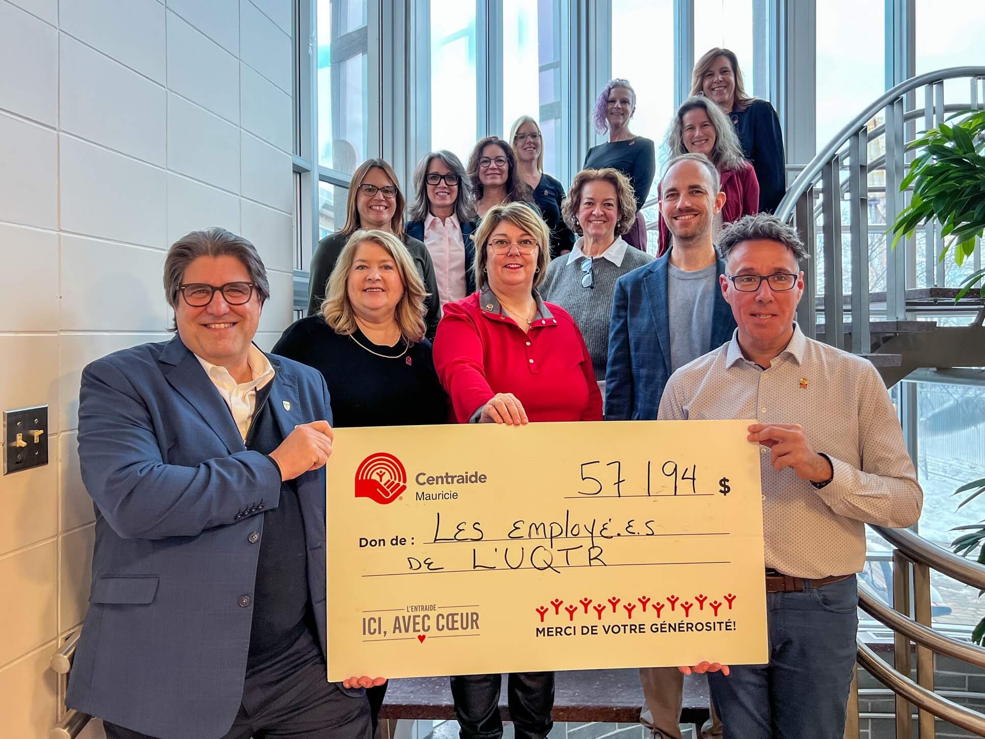 Campagne Centraide : Nouveau record à l’UQTR!