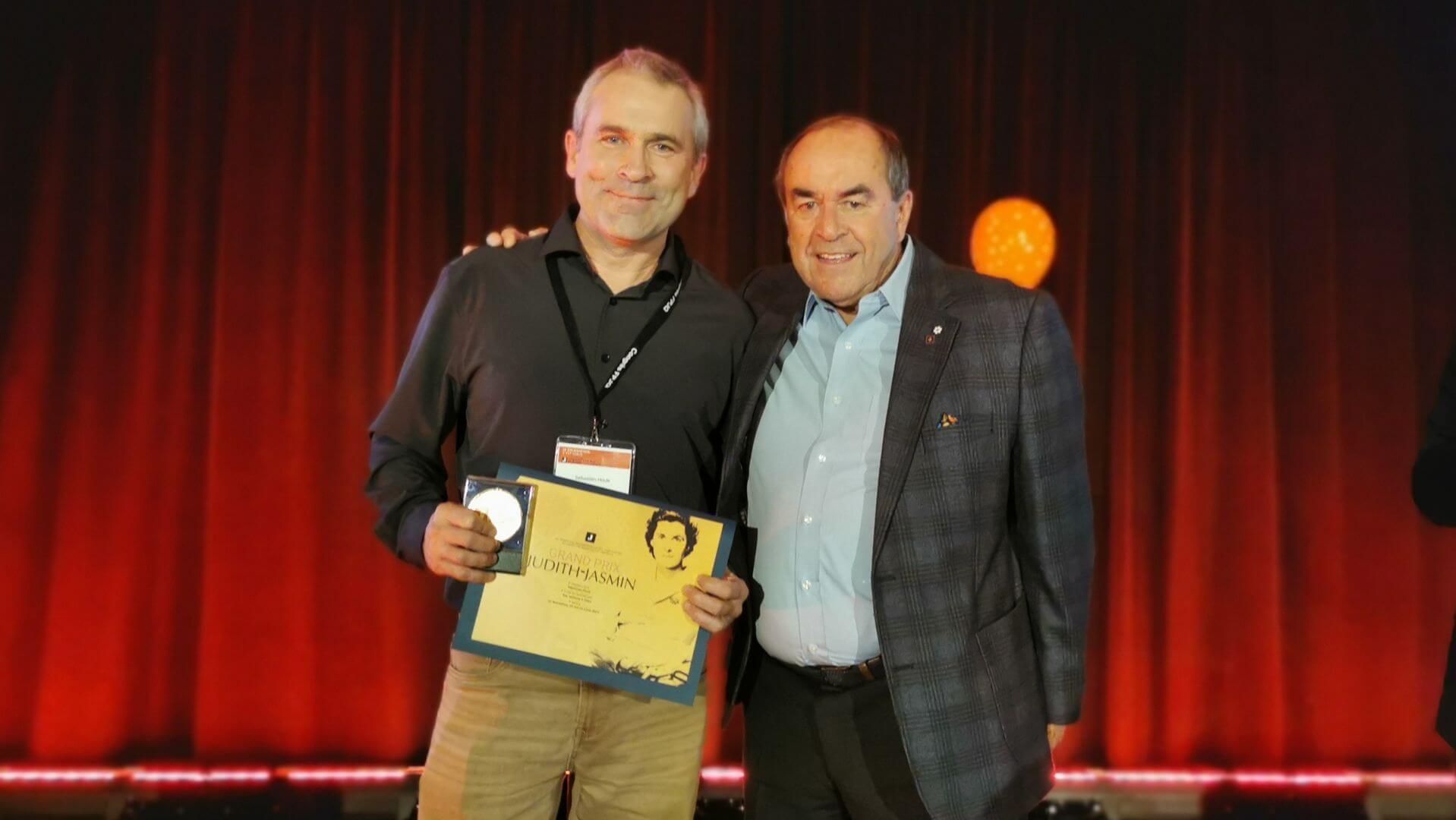 Sébastien Houle remporte le Grand Prix Judith-Jasmin