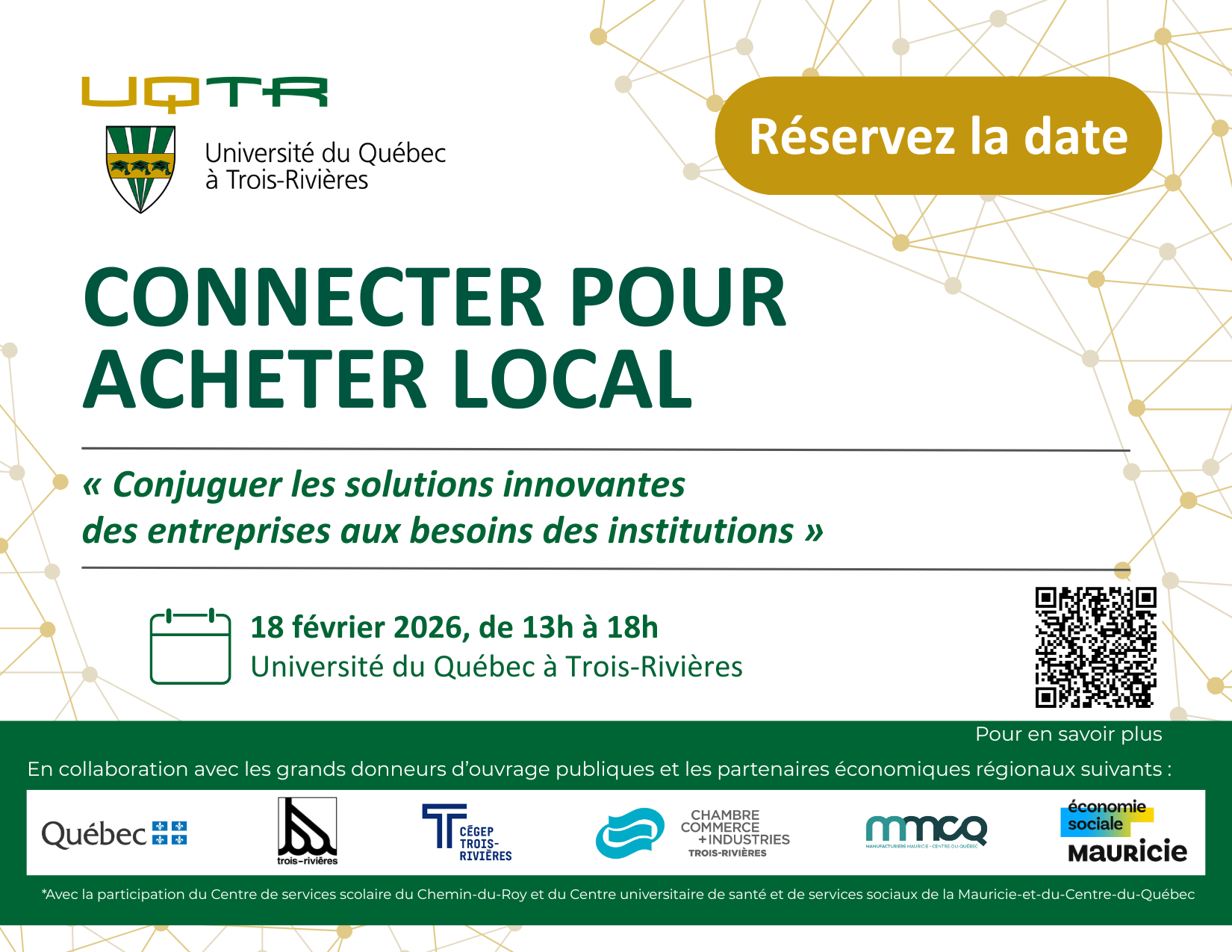 Connecter pour acheter local : le leadership de l’UQTR au service du bien commun
