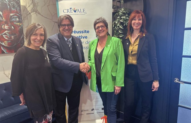 L’UQTR s’allie au CREVALE pour soutenir la réussite éducative dans Lanaudière
