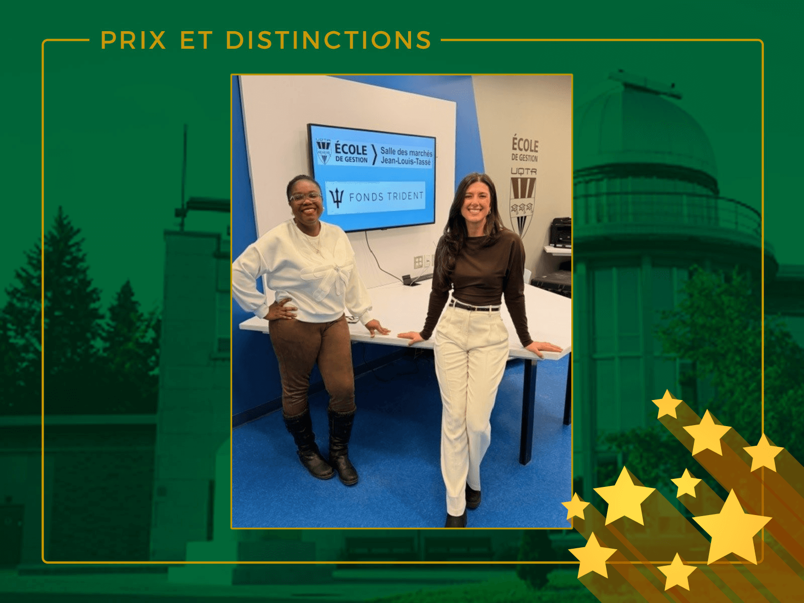 Deux étudiantes en finance se distinguent dans une initiative prestigieuse