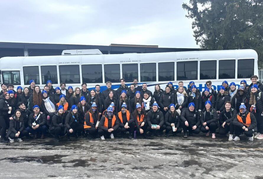 La délégation 2026 de l'École de gestion aux Jeux du commerce.