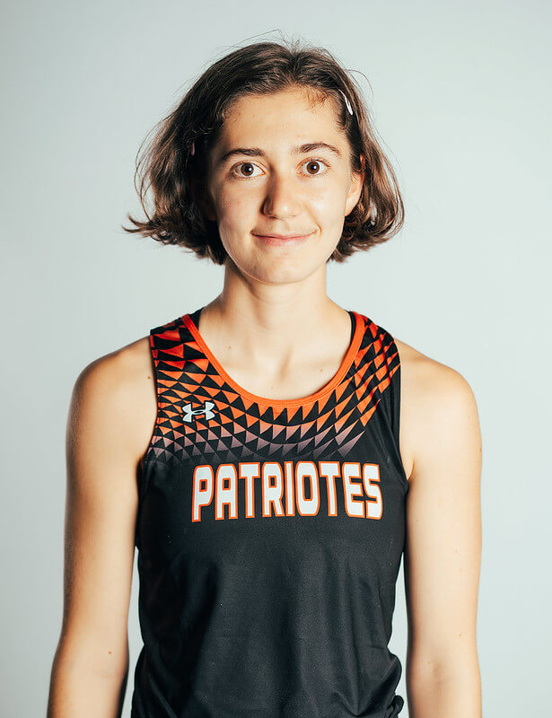 Livia Delattre, étudiante-athlète dans la formation d'athlétisme des Patriotes
