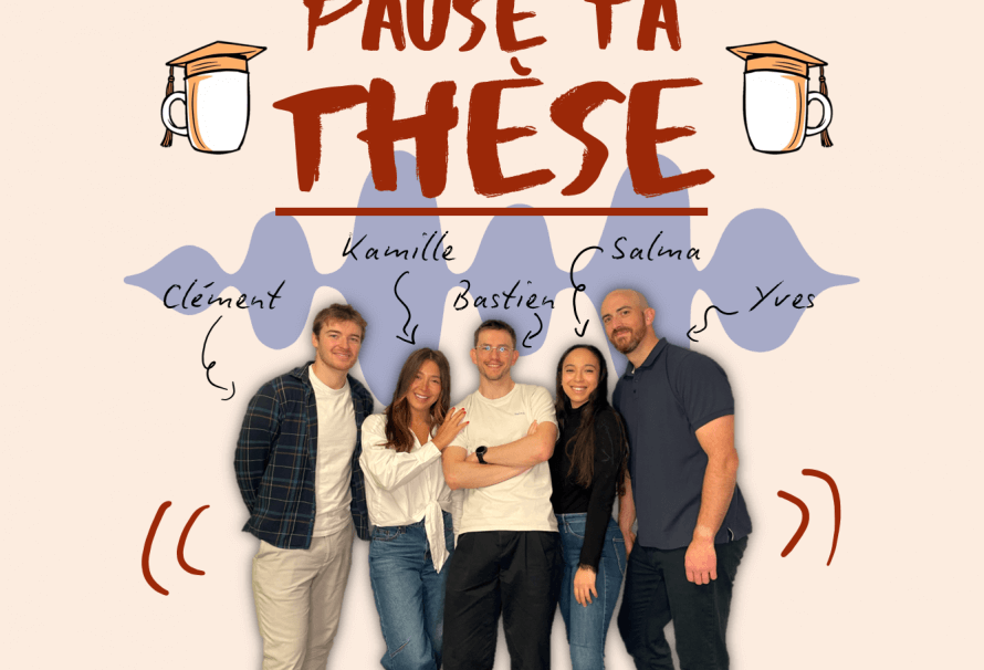 Le comité étudiant de la Chaire de recherche internationale en santé neuromusculosquelettique est l'équipe derrière le balado Pause ta thèse.