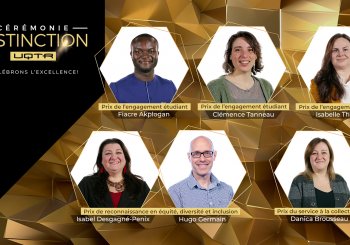 Cérémonie Distinction UQTR : la parole aux lauréates et lauréats