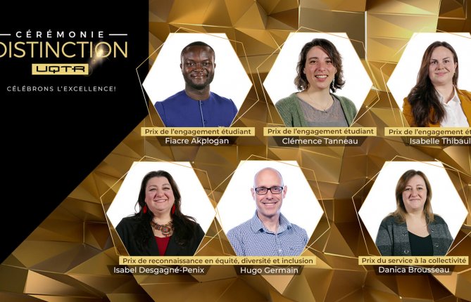 Cérémonie Distinction UQTR : la parole aux lauréates et lauréats