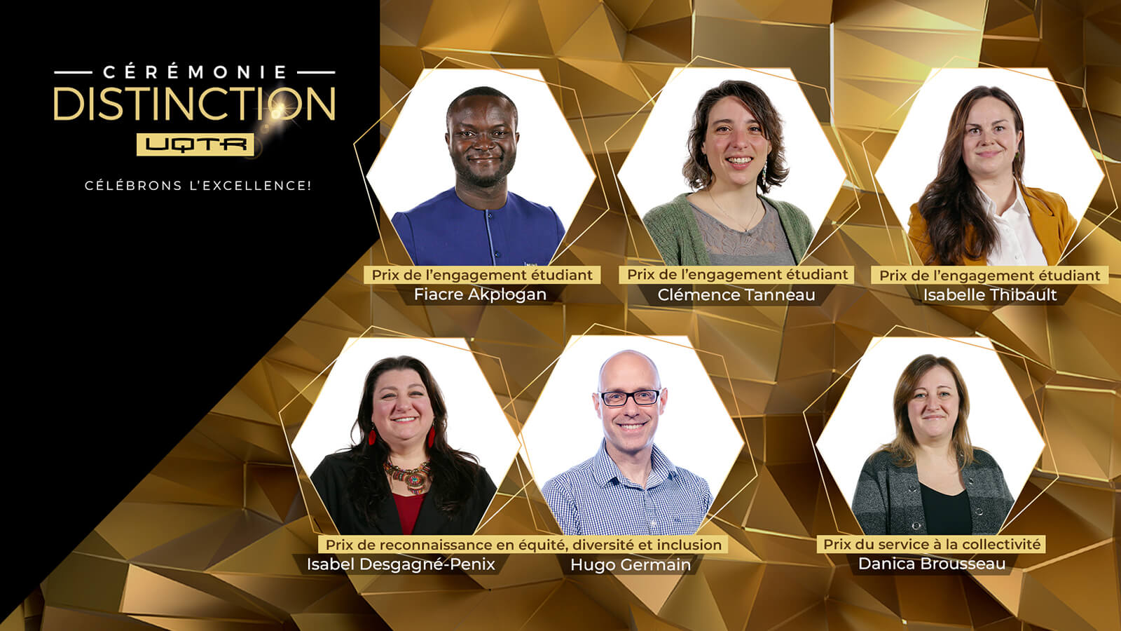 Cérémonie Distinction UQTR : la parole aux lauréates et lauréats