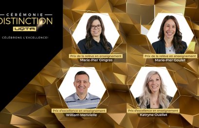Cérémonie Distinction UQTR : la parole aux lauréates et lauréats