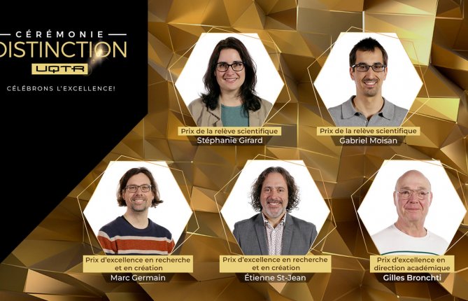 Cérémonie Distinction UQTR : la parole aux lauréates et lauréats