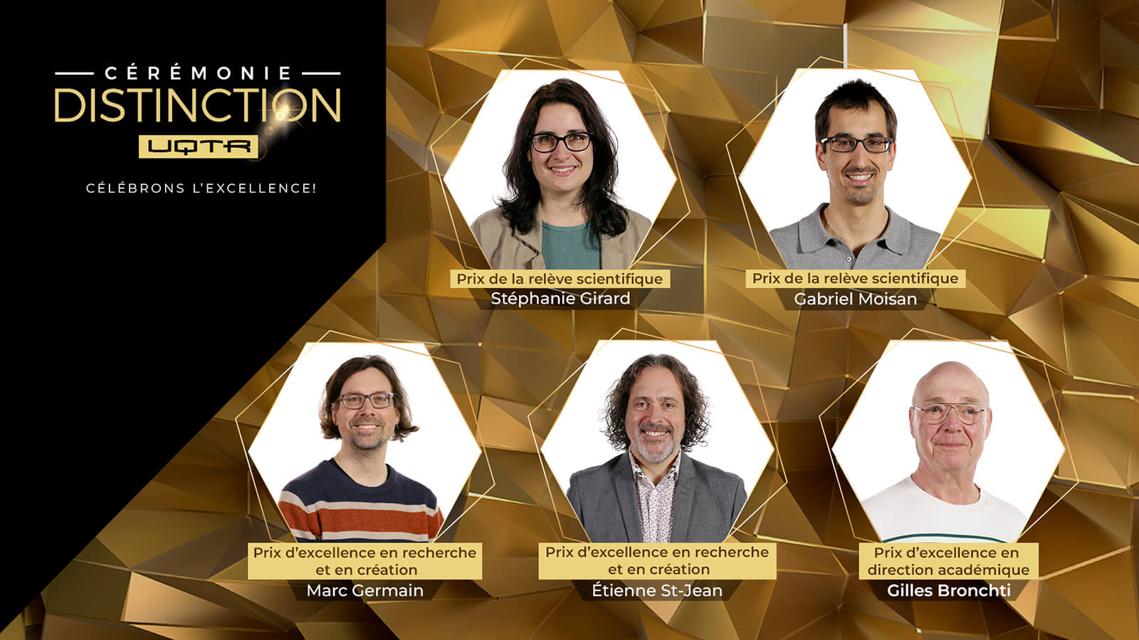 Cérémonie Distinction UQTR : la parole aux lauréates et lauréats