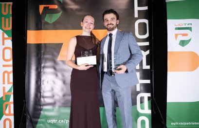 Cameron O'Grady et Conor Frenette nommés athlètes de l'année à l'UQTR!