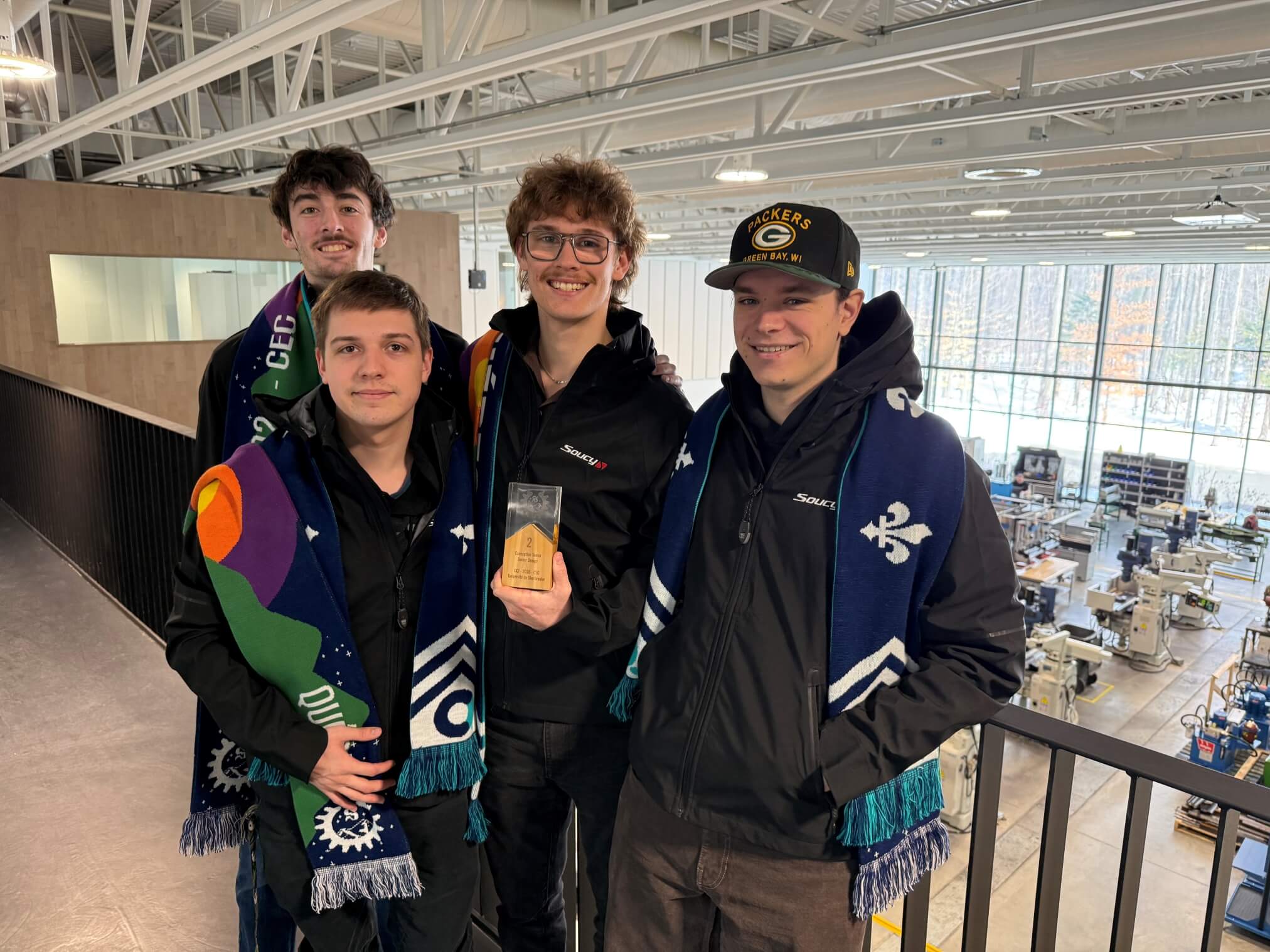 Compétition canadienne d’ingénierie : l’équipe de Conception sénior du campus de Drummondville décroche l’argent