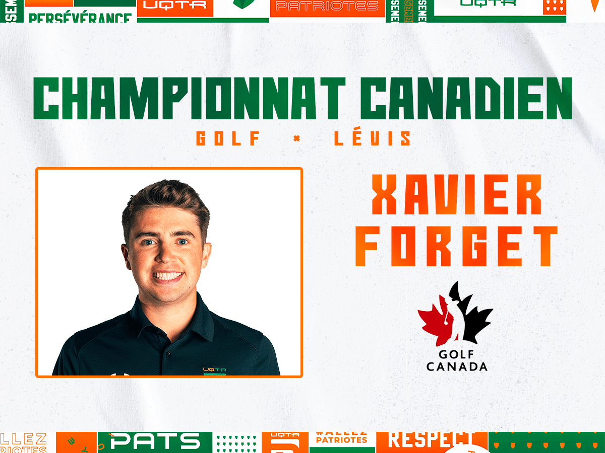 Xavier Forget au Championnat canadien : une grande fierté pour les Patriotes de l&rsquo;UQTR
