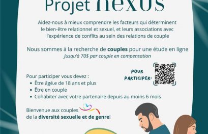 Le projet NEXUS : Un regard sur les conflits au sein des relations intimes