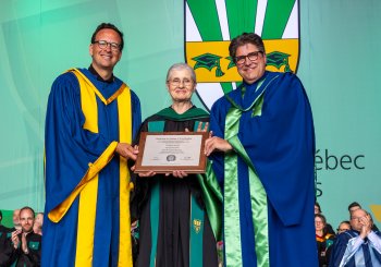L’UQTR rend hommage à cinq récipiendaires de doctorats honorifiques