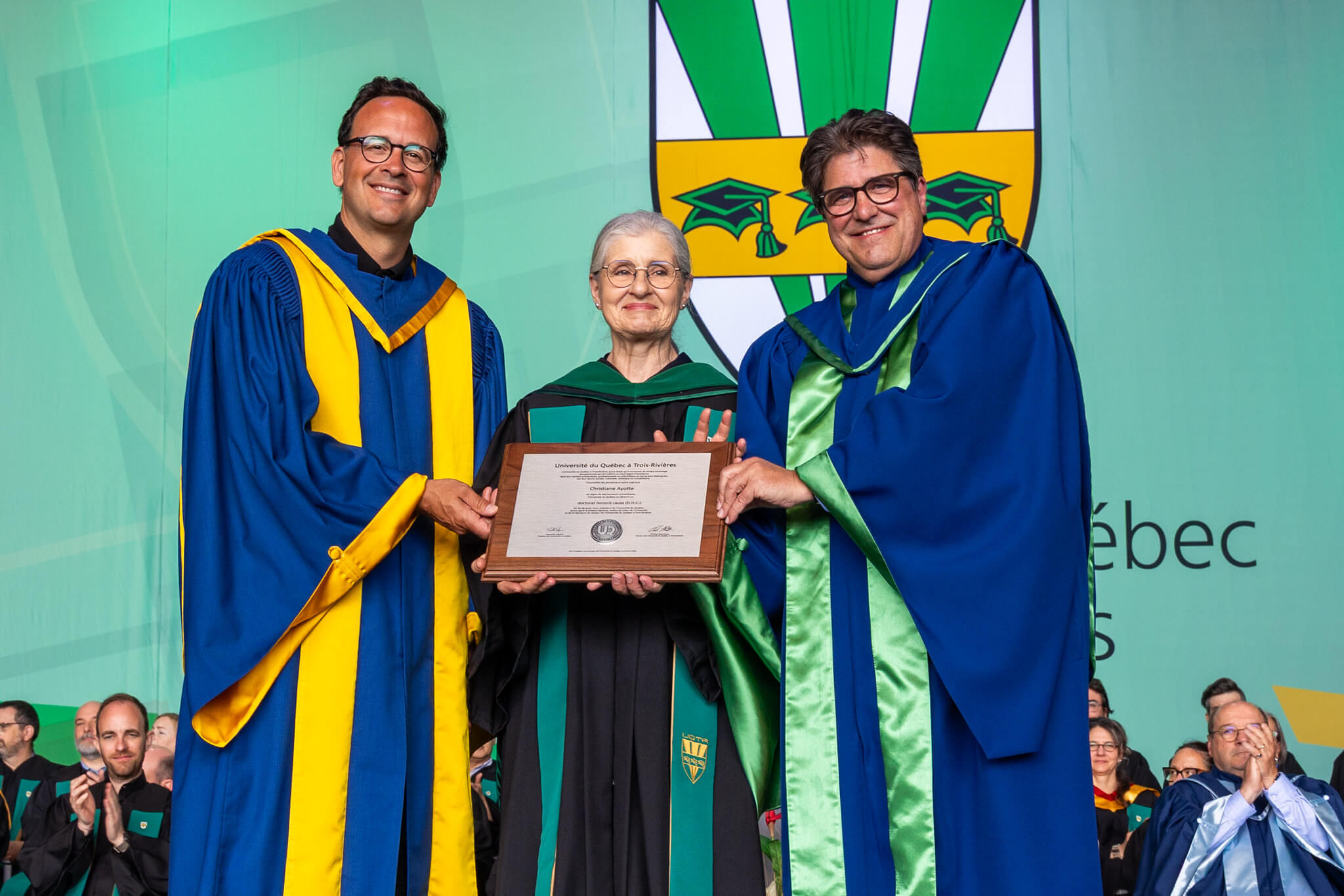 L’UQTR rend hommage à cinq récipiendaires de doctorats honorifiques