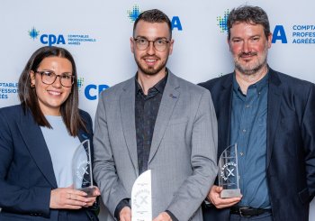 Pier-Luc Chayer honoré par l’Ordre des CPA du Québec