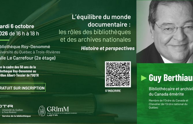 Guy Berthiaume en conférence à l’UQTR