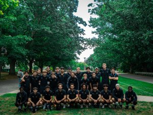 Camp préparatoire de l'équipe de soccer masculine en Colombie-Britannique.