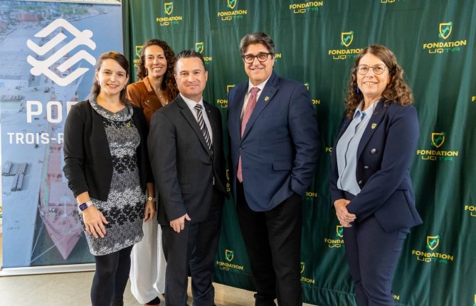 Le Port de Trois-Rivières investit 100 000 $ dans la recherche sur les technologies vertes et durables à l'UQTR