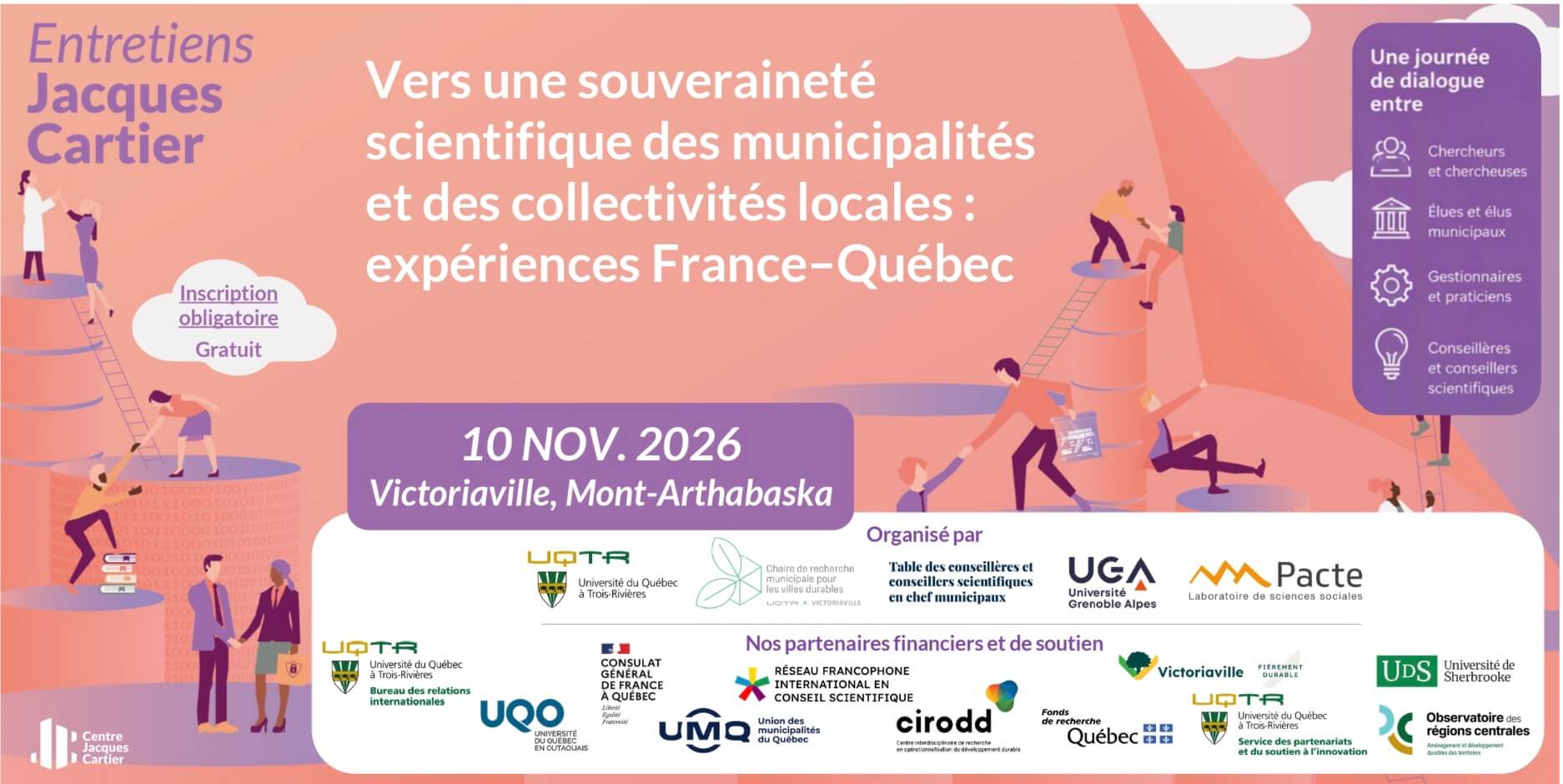 L&rsquo;expertise municipale de l’UQTR à l’avant-scène franco-québécoise