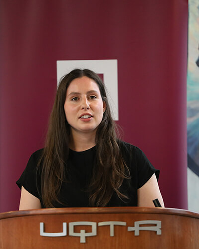 Kaïm Demers, coordonnatrice du Salon des vins.