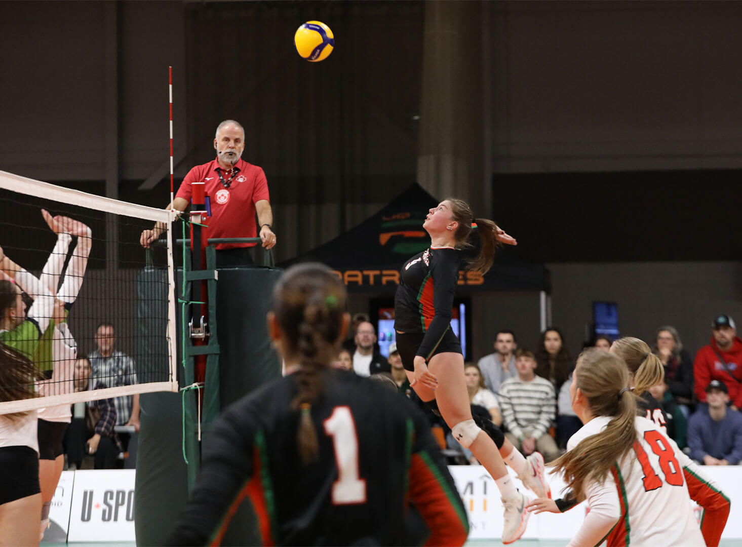 Audréanne Couturier en action avec les Patriotes de l'UQTR
