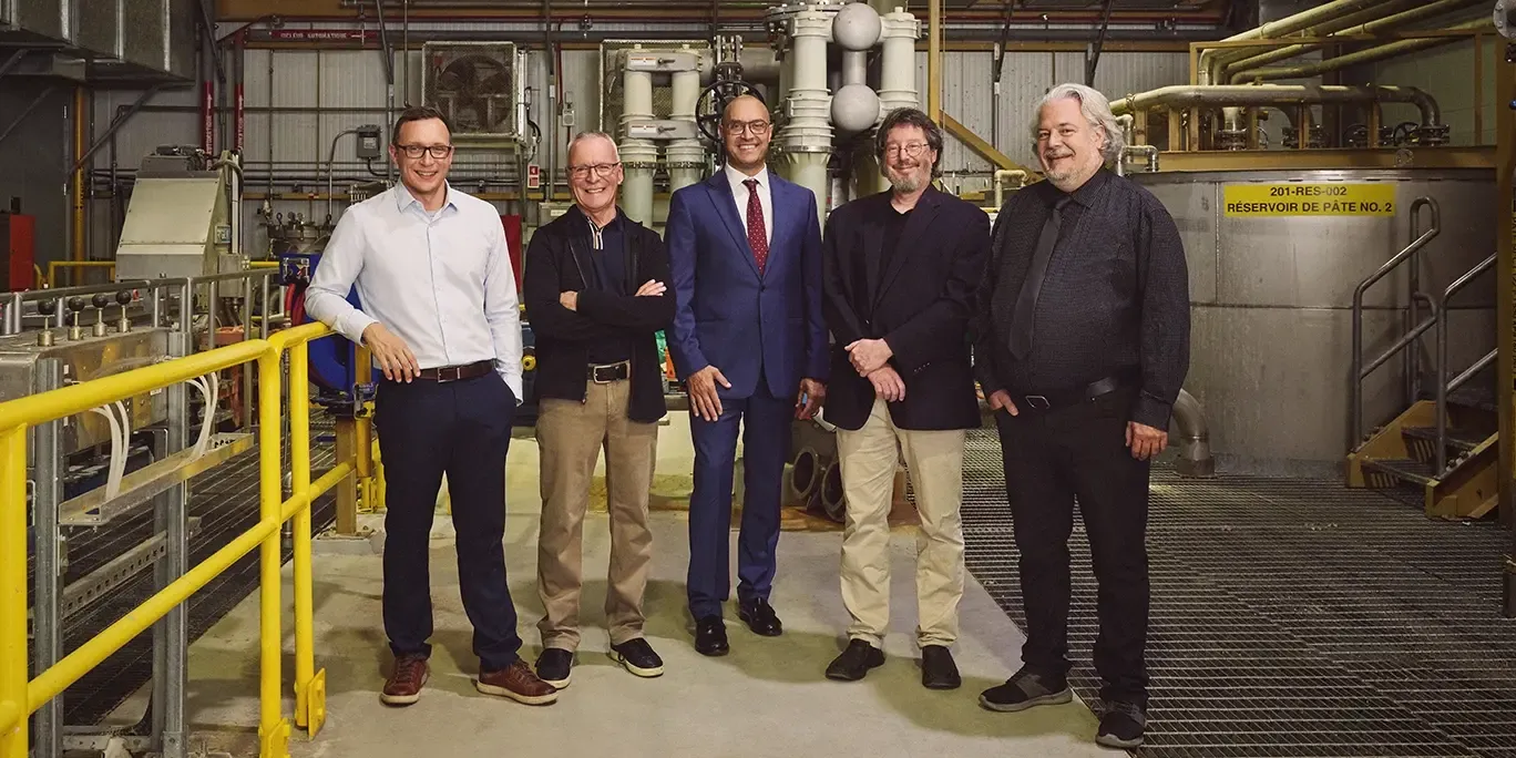 L’UQTR, Innofibre et Kruger récompensés par un Prix Synergie pour l’innovation